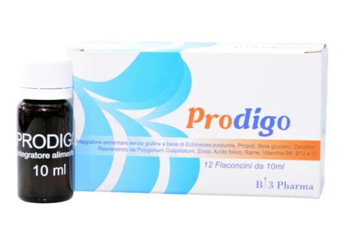 Prodigo integratore per le difese immunitarie 12 flaconcini x 10ml