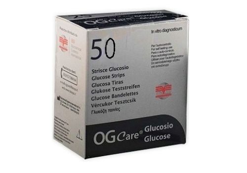 OG Care strisce reattive per la misurazione della glicemia 50 pezzi