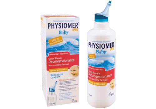PHYSIOMER IPER Baby Spray Nasale Decongestionante 115ml