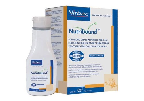 Nutribound soluzione orale appetibile per il recupero di cani in convalescenza 3 x 150ml