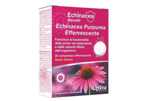 Echinacea Purpurea integratore per le vie respiratorie e il sistema immunitario 20 compresse effervescenti