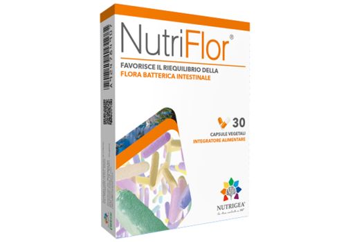 Nutriflor integratore per l'equilibrio della flora batterica intestinale 30 capsule