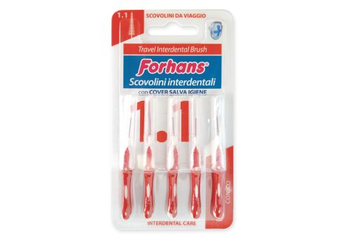 Fohrans Travel Interdental Brush 1,4mm scovolini interdentali 5 pezzi