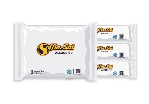 Soffiaesai alcool test monouso 3 pezzi