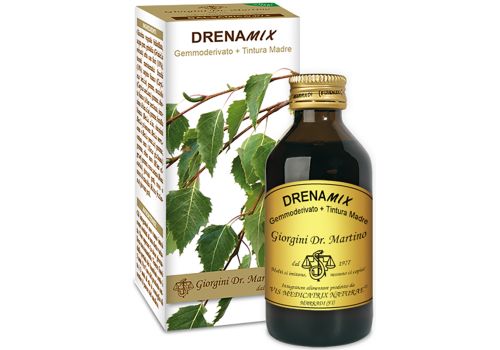 Drena Mix integratore per il drenaggio dei liquidi corporei gemmoderivato + tintura madre 100ml