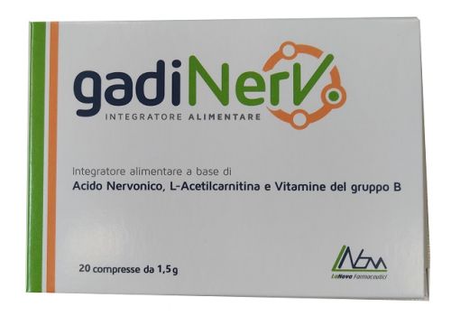 Gadinerv integratore per il benessere del sistema nervoso 15 compresse