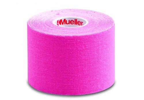 Kinesiotaping benda adesiva per il benessere muscolare colore rosa 5m x 5cm