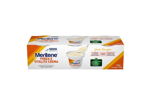 MERITENE FORZA E VITALITA' CREMA VANIGLIA 3X125G