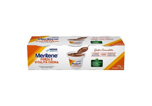 MERITENE FORZA E VITALITA' CREMA CIOCCOLATO 3X125G