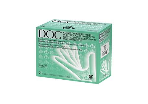 Guanto chirurgico in lattice taglia 6,5 confezione 50 paia