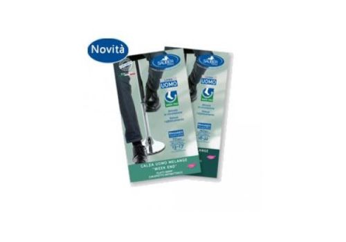 Sauber 18-22 mmhg calza uomo melange 140 denari taglia media