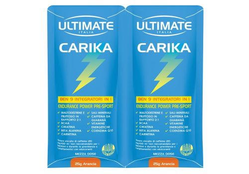 Ultimate Carika integratore per lo sport 2 bustine