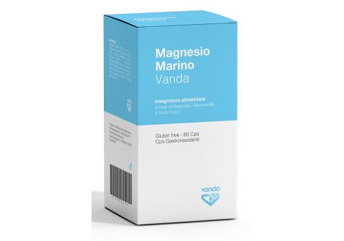 Magnesio Marino Vanda integratore per la funzione muscolare e il sistema nervoso 60 capsule