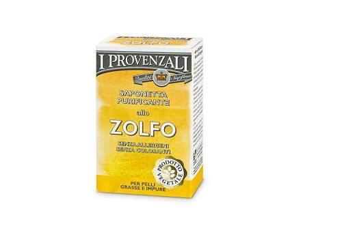 I Provenzali saponetta purificante allo zolfo per pelli impure e con acne 100 grammi