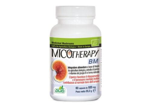 Micotherapy BM integratore per il benessere mentale il rilassamento e il tono dell'umore 60 capsule