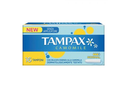 Tampax Camomile Normal assorbenti interni senza applicatore 16 pezzi