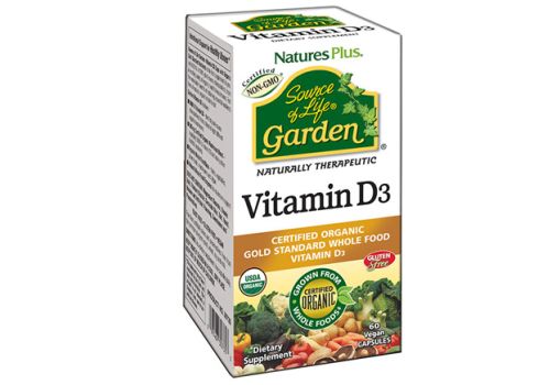 Source of Life Garden Vitamin D3 integratore per l’apparato muscolo-scheletrico 60 capsule