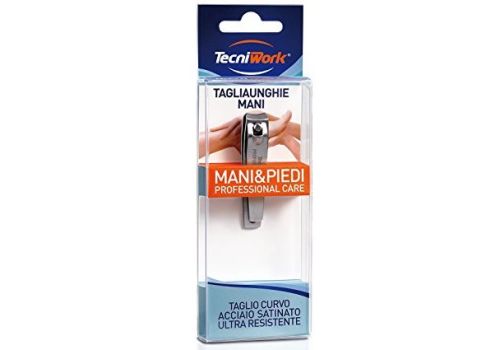 Tagliaunghie Mani in acciaio satinato a taglio curvo