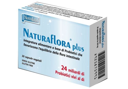 Naturaflora Plus integratore per l'equilibrio della flora intestinale 30 capsule