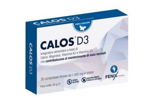 Calos D3 integratore per il benessere delle ossa 30 compresse