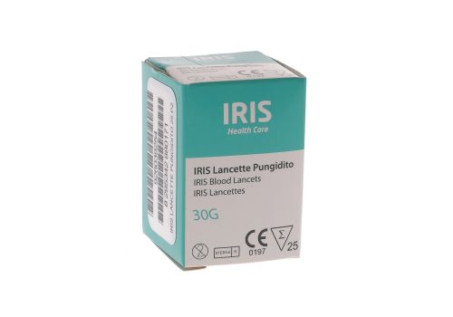 IRIS LANCETTE PUNGIDITO STERILI 25PZ