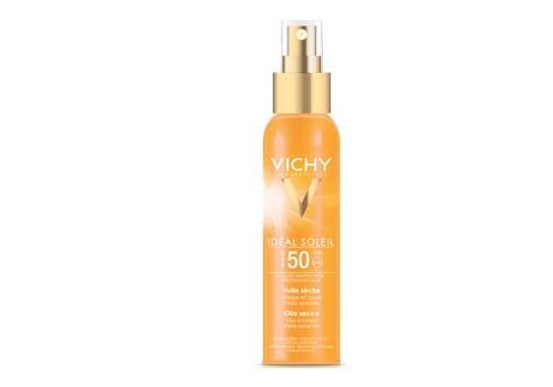Vichy Ideal soleil spf 50+ olio secco sublime per il corpo spray 125ml