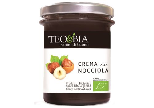 Teo & Bia crema alla nocciola biologica senza glutine 212 grammi