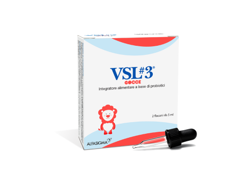 VSL#3 Gocce integratore di fermenti lattici vivi per bambini 2 flaconi da 5ml