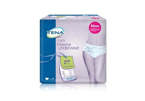 TENA SILHOUETTE BLANC L 10PZ