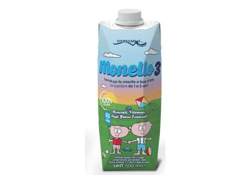 Monello 3 latte per la crescita 1/3 anni 500ml