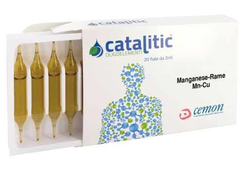 Catalitic Oligoelementi Manganese-Rame Mn-Cu 20 fiale bevibili 2ml