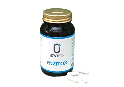 Zerotox Enzitox integratore a base di enzimi per favorire la digestione 60 capsule