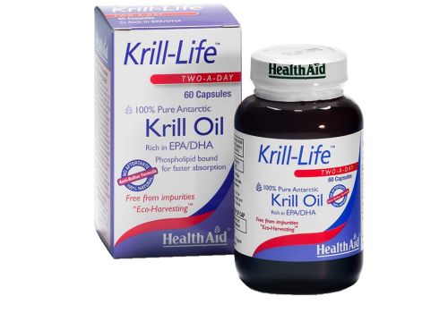 Krill-Life Olio di Krill integratore per il benessere psico-fisico 60 capsule molli
