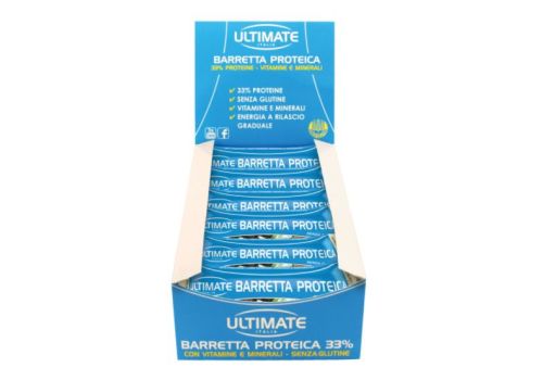 Ultimate barretta proteica gusto vaniglia/cookies 24 x 40 grammi