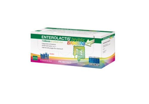 ENTEROLACTIS BEVIBILE BAMBINI 12FL
