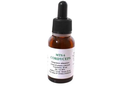 Mts6 Cordyceps integratore per il sistema immunitario gocce orali 20ml