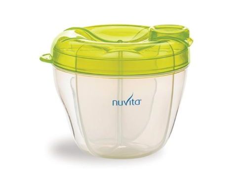 Nuvita dosatore+contenitore verde per latte in polvere