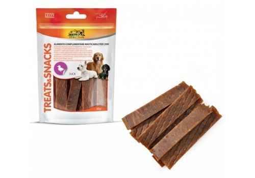 Camon Treats & Snacks cibo secco con anatra per cani 80 grammi