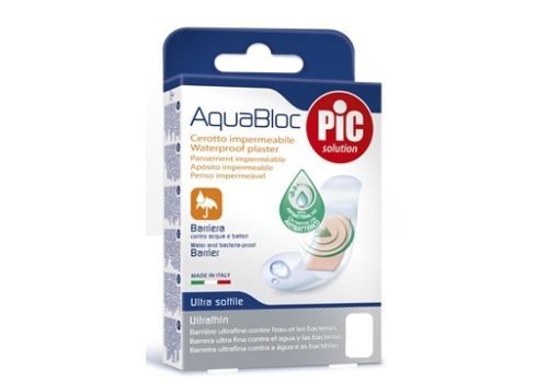 Pic AquaBloc cerotto impermeabile ultrasottile 10x6cm 5 pezzi