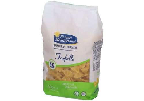 Piaceri mediterranei pasta senza glutine farfalle 400 grammi
