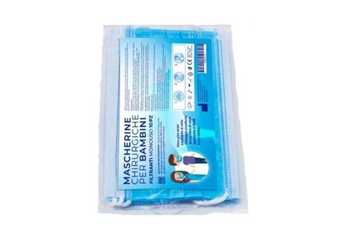 Gammadis mascherina chirurgica per bambini 10 pezzi