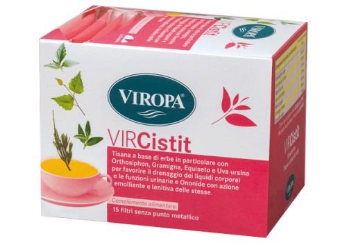 Viropa Vircistit tisana per il drenaggio dei liquidi e il benessere delle vie urinarie 15 bustine
