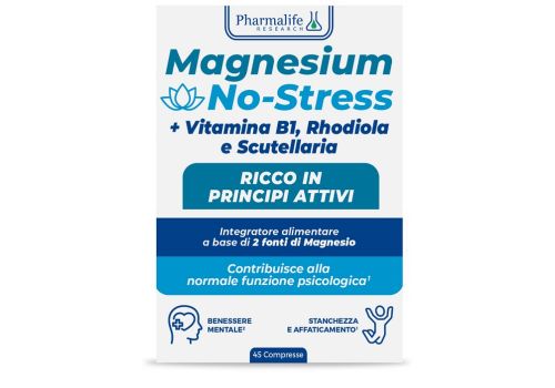 Magnesium no stress integratore per il rilassamento 45 compresse