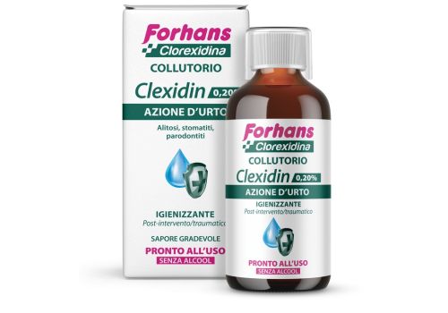 FORHANS CLEXIDIN 0,20 S/ALCOOL