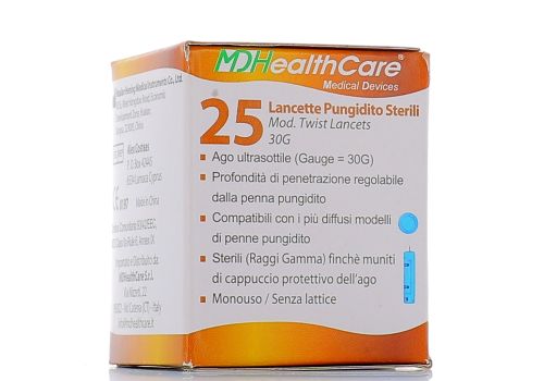Lancette pungidito sterili 25 pezzi