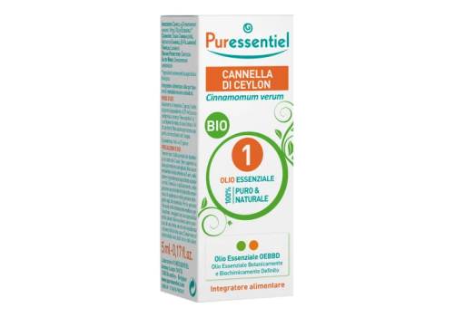 Puressentiel cannella ceylon olio essenziale integratore bio 5ml