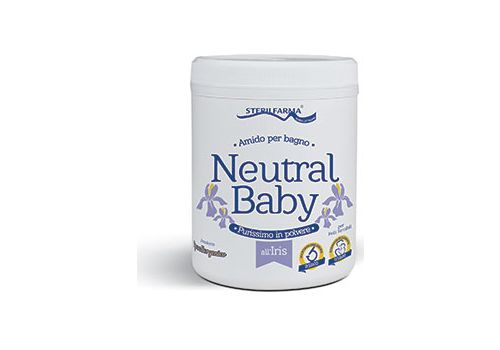 Neutral Baby iris amido di riso per bagno in polvere 220 grammi  