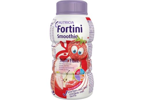 fortini smoothie multi fibre frutti rossi 200ml