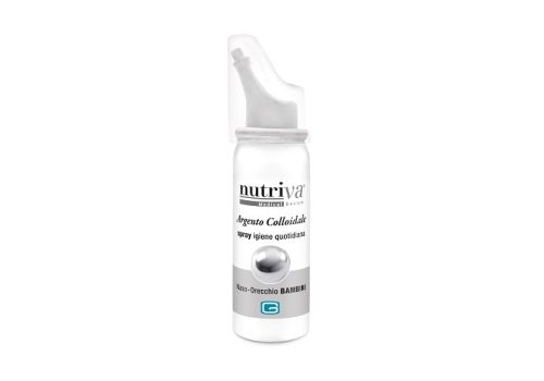Nutriva Argento Colloidale spray per l'igiene di naso e orecchie 30ml