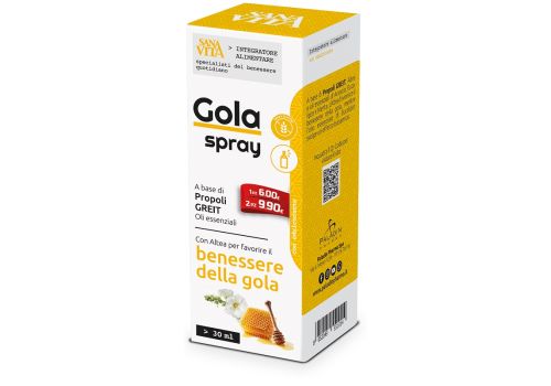 Sanavita gola spray orale 30ml